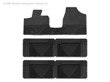 WT Rubber Mats - Rear - Blk