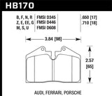 Hawk 89-94 Porsche 911 / 86-94 944 / 93 & 95 968 Front & Rear HT-10  Race Brake Pads