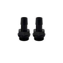 Load image into Gallery viewer, Mishimoto 2pcs. M20x1.5 1/2in Aluminum Catch Can Fittings - Black