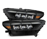 AlphaRex 15-17 Ford Mustang NOVA LED Proj Headlights Black w/Activ Light/Seq Signal/Switch DRL