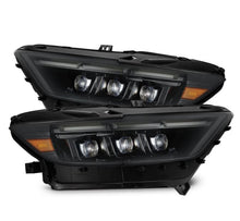 Load image into Gallery viewer, AlphaRex 15-17 Ford Mustang NOVA LED Proj Headlights Alpha Black w/Activ Light/Seq Signal/Switch DRL