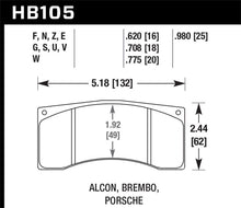 Load image into Gallery viewer, Hawk Brembo/Alcon Caliper Blue 9012 Brake Pads