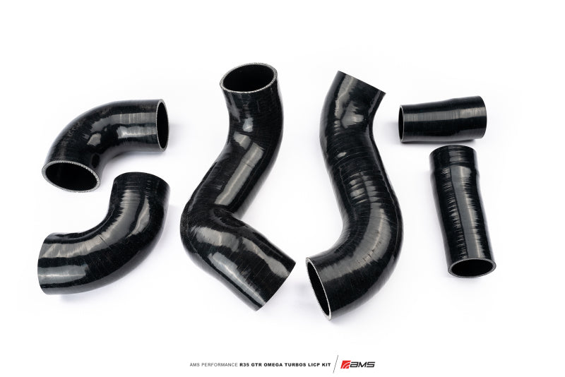 AMS Performance  Nissan R35 GTR Omega Turbo Kit 3in Lower Intercooler Pipes