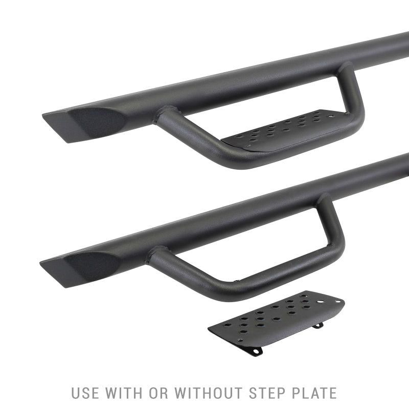 Go Rhino Dominator Xtreme D2 Side Steps 80in. Cab Length - Tex. Blk (No Drill/Mounting Brkt Req.)