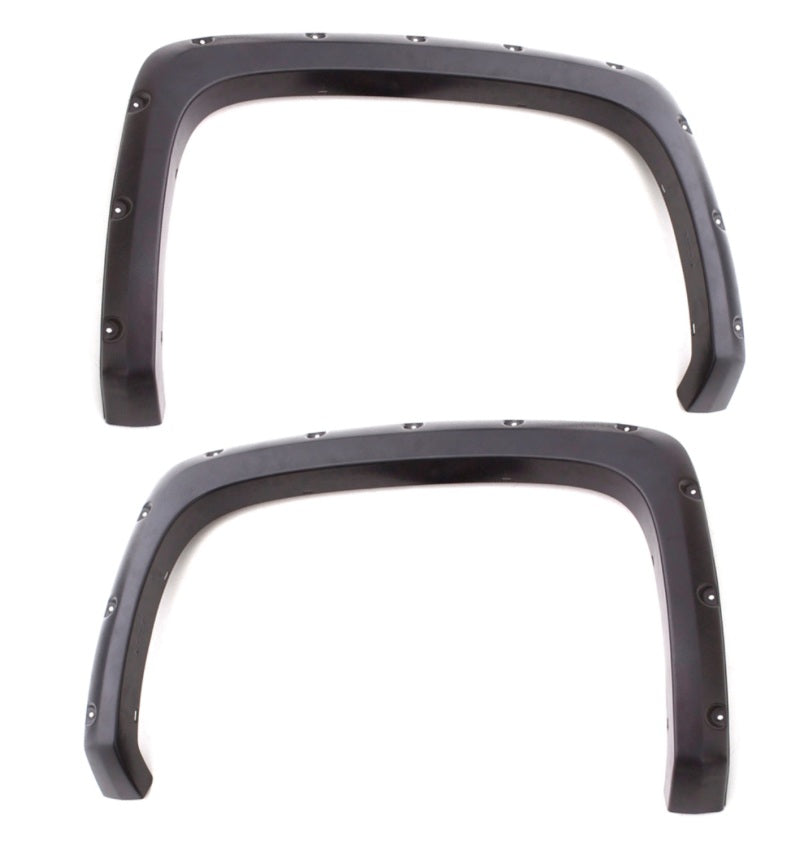 Lund 07-14 GMC Sierra 2500 RX-Rivet Style Smooth Elite Series Fender Flares - Black (4 Pc.)