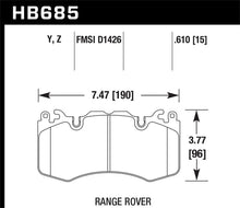 Load image into Gallery viewer, Hawk 10-11 Range Rover/Range Rover Sport Supercharged LTS Front Brake Pads