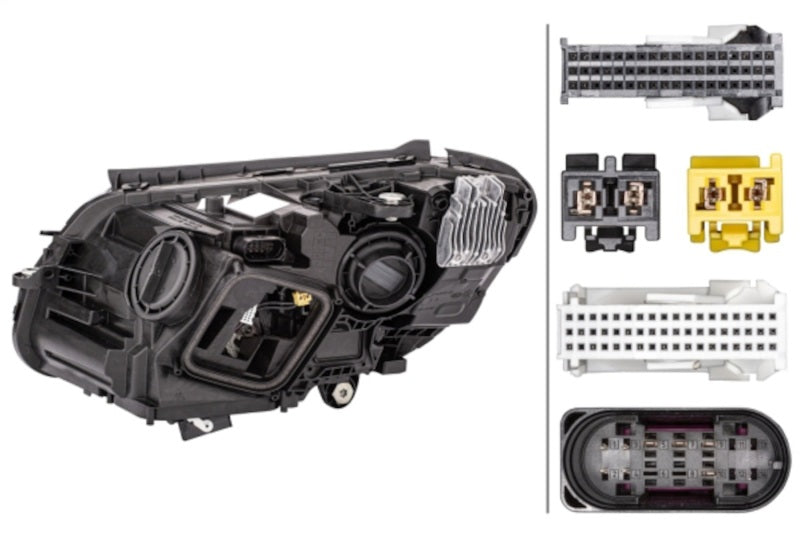 Hella 2019 Mercedes-Benz C Class Headlamp Rh W/O Led Dyn