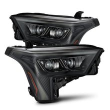 Load image into Gallery viewer, AlphaRex 22-23 Toyota Tundra LUXX-Series Headlights Alpha-Black w/Amber DRL - Req 810029 OR 810030