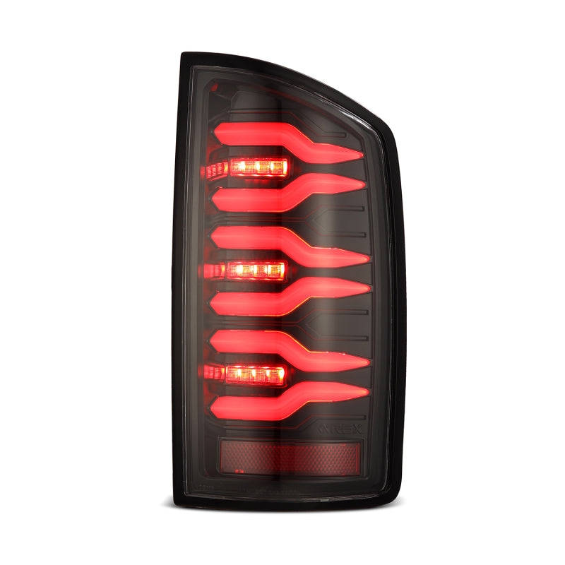 AlphaRex 02-06 Dodge Ram1500/03-06 Dodge Ram 2500/3500 Truck LUXX-Series LED Tail Lights Alpha-Black