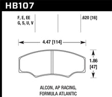 Load image into Gallery viewer, Hawk CP2361/CP3228/CP5104/CP5144 AP Racing HT-14 Brake Pads