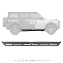 Load image into Gallery viewer, Go Rhino 2021+ Ford Bronco (Not Sport) Dominator Extreme DS SideSteps Complete Kit w/SideStep + Brkt