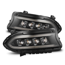 Load image into Gallery viewer, AlphaRex 15-23 Dodge Charger NOVA-Series LED Proj Headlights Blk w/Activtn Light &amp; Seq.Sig / SB DRL