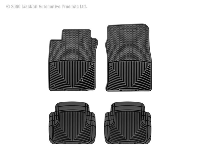 WT Rubber Mats - Front - Blk