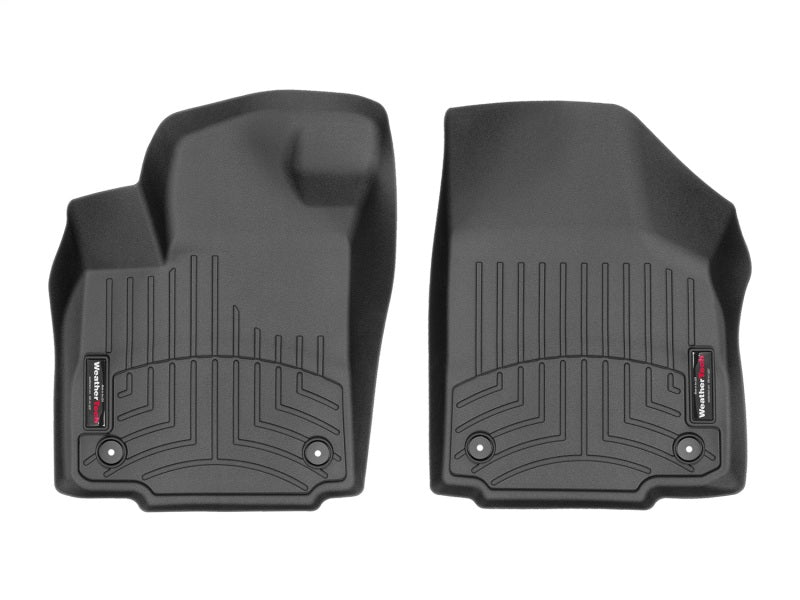 WeatherTech 23-24 Ford F-250/F-350/F-450/F-550 SuperCrew (Crew Cab) Vinyl Front FloorLiner - Black