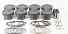 Load image into Gallery viewer, Mahle MS Piston Set 408ci 4.030in Bore 4in Stroke 6.250in Rod .927 Pin -6.5cc 9.5 CR - Set of 8