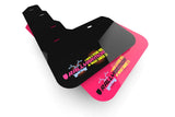 Rally Armor 19-21 Hyundai Veloster Turbo / 2.0 / R-Spec Pink Mud Flap BCE Logo