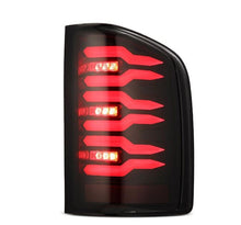 Load image into Gallery viewer, AlphaRex 07-14 Chevrolet Silverado 1500/2500HD/3500HD Luxx-Series LED Tail Lights Black/Red