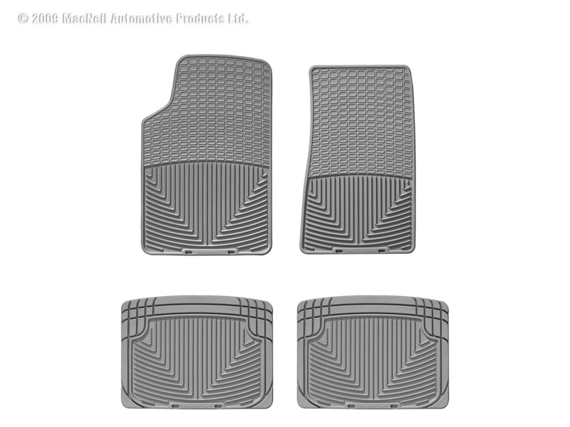 WT Rubber Mats - Rear - Grey