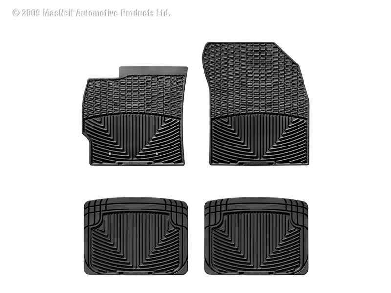 WT Rubber Mats - Rear - Blk