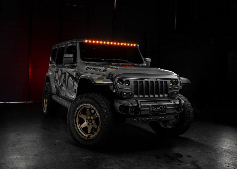 Oracle Jeep Wrangler JL/Gladiator JT Integrated Windhsiled LED Light Bar System