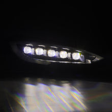 Load image into Gallery viewer, AlphaRex 12-21 Tesla Model S NOVA-Series LED Proj Headlights Blk w/Activtn Light &amp; Seq.Sig / SB DRL