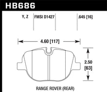 Load image into Gallery viewer, Hawk 10-12 Land Rover Range / 10-13 Land Rover Range Rover Sport LTS Street Rear Brake Pads