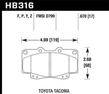 Load image into Gallery viewer, Hawk LTS Street Brake Pads