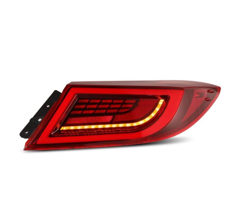 AlphaRex 22-24 Toyota GR86 LUXX LED Taillights Vivid Red