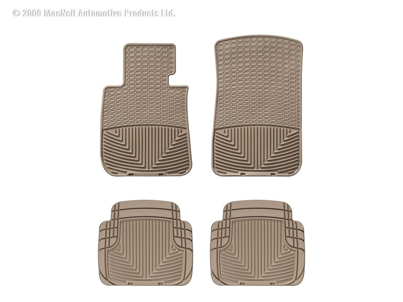 WT Rubber Mats - Rear - Tan