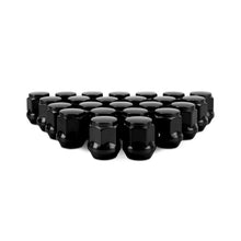 Load image into Gallery viewer, Mishimoto Steel Acorn Lug Nuts M12 x 1.5 - 24pc Set - Black