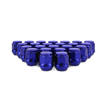 Load image into Gallery viewer, Mishimoto Steel Acorn Lug Nuts M14 x 1.5 - 24pc Set - Blue