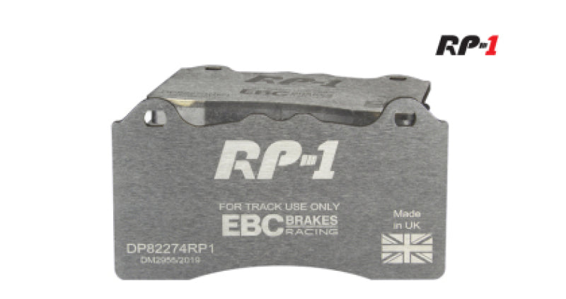 EBC Racing Alcon CAR89 4489 D54 18mm RP-1 Race Brake Pads