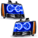 Oracle Lighting 07-14 Chevrolet Suburban Pre-Assembled LED Halo Headlights -Blue SEE WARRANTY