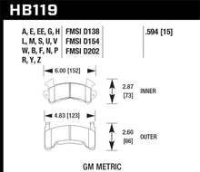 Load image into Gallery viewer, Hawk Buick / Cadillac / Chevrolet / GMC / Isuzu / Oldsmobile / Pontiac DTC-30 Race Brake Pads