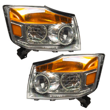 Load image into Gallery viewer, Oracle Lighting 08-15 Nissan Armada Pre-Assembled LED Halo Headlights -Red SEE WARRANTY