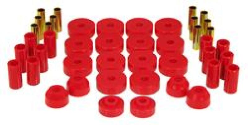 Prothane 55-75 Jeep CJ5/7 Total Kit - Red