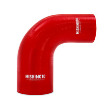 Load image into Gallery viewer, Mishimoto Silicone Reducer Coupler 90 Degree 2.25in to 3in - Red