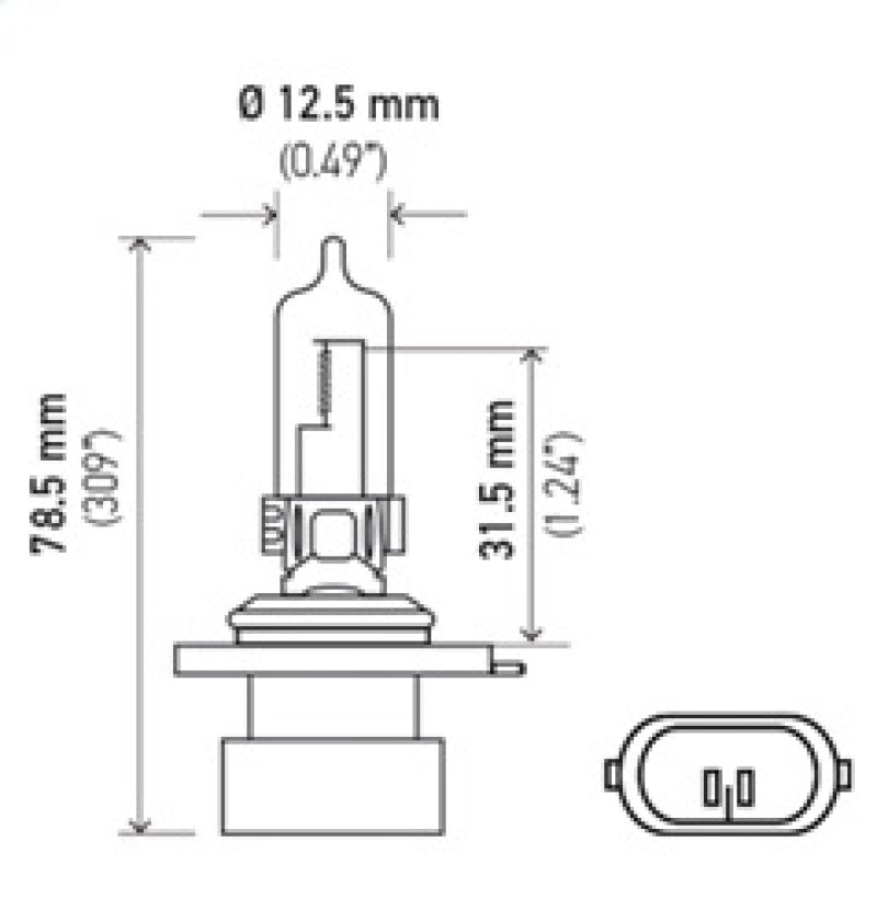 Hella Bulb 9005XS 12V 100W XEN WHT XB (2)