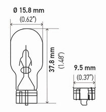 Load image into Gallery viewer, Hella Bulb 921 12V 16W W21X95D T5 Sb