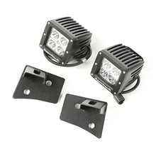 Load image into Gallery viewer, Rugged Ridge 07-18 Jeep Wrangler JK Textured Black Square Windshield LED Kit w/ Brackets