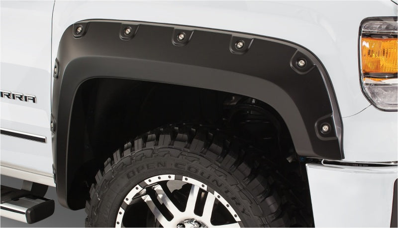 Bushwacker 16-18 GMC Sierra 1500 Boss Pocket Style Flares 2pc - Black