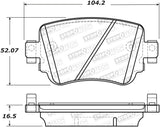 StopTech 14-19 Volkswagen GTI Rear Street Brake Pads w/Shims