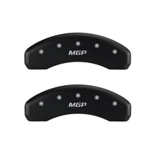 Load image into Gallery viewer, MGP Rear set 2 Caliper Covers Engraved Rear MGP Red finish silver ch