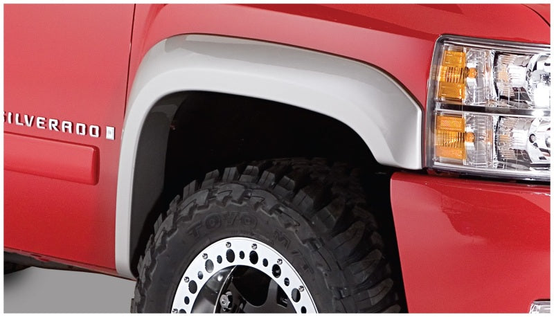 Bushwacker 07-14 Chevy Silverado 2500 HD Extend-A-Fender Style Flares 2pc - Black