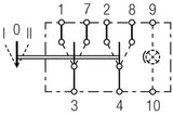 Hella Switch Rocker Spdt 6 Pole