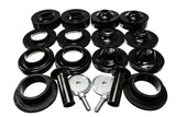 Energy Suspension 18+ Jeep Wrangler JL Black Rock-Flex 2in Adjustable Coil Spacer Set