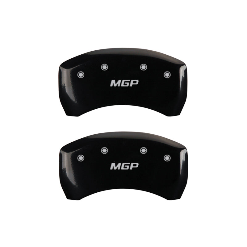 MGP Rear set 2 Caliper Covers Engraved Rear S197/Bar & Pony Black finish silver ch