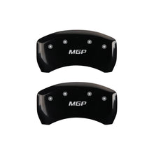 Load image into Gallery viewer, MGP Rear set 2 Caliper Covers Engraved Rear S197/Bar &amp; Pony Black finish silver ch