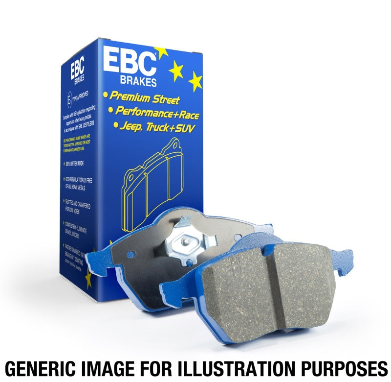 EBC 2015+ Ford Mustang 2.3T Bluestuff Front Brake Pads