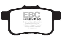 Load image into Gallery viewer, EBC 13+ Honda Accord Coupe 2.4 LX Ultimax2 Rear Brake Pads